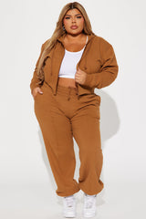 Stayin' In Sweatsuit - Cognac