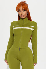 Study Session Sweater Pant Set - Green