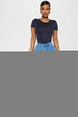 Chantal Stretch Wide Leg Jeans - Vintage Wash