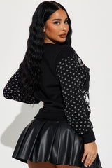 Nightmare Before Christmas Light Up Sweatshirt - Black
