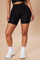 Natalee Biker Shorts - Black