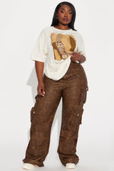 Shades Of Beauty Graphic Tee - Khaki
