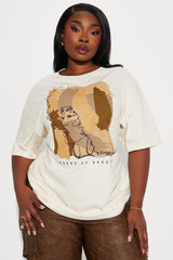 Shades Of Beauty Graphic Tee - Khaki