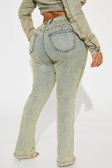 Vittoria Tinted Stretch Skinny Jeans - Light Wash