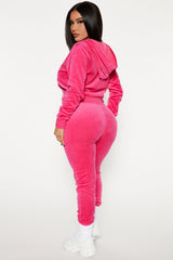 The Original Trendsetter Velour Set - Bubblegum Pink