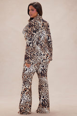 Linette Leopard Suit Set - Leopard