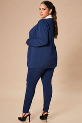 Payin' It Forward Blazer Set - Navy