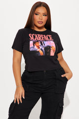 Scarface Baby Tee - Black