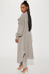 Cece Washed Legging Set - Taupe