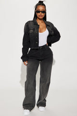 Onyx Ombre Non Stretch Straight Leg - Black Wash