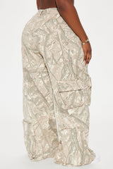 Got It Bad Stretch Cargo Jeans - Camouflage