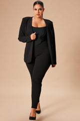 Payin' It Forward Blazer Set - Black