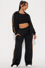 Flying High Butterfly Track Suit - Black
