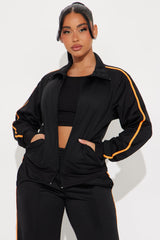 Flying High Butterfly Track Suit - Black