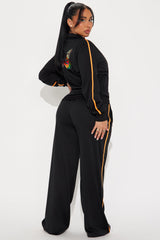 Flying High Butterfly Track Suit - Black