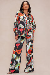 Amiri Satin Pant Set - Black/combo