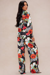 Amiri Satin Pant Set - Black/combo
