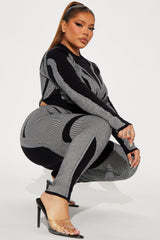 Ava Sweater Legging Set - Black/combo