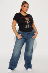 Baby Devil Ed Hardy Rhinestone Tee - Black