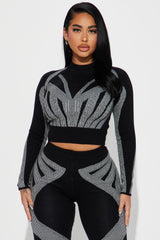 Ava Sweater Legging Set - Black/combo