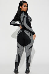 Ava Sweater Legging Set - Black/combo