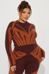 Ava Sweater Legging Set - Cognac