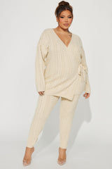 Keeley Sweater Pant Set - Cream