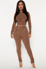 Jaime Legging Set - Brown