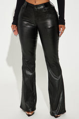 Nara Low Rise Flare Pant - Black