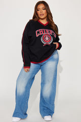 Throwback Chiefs Crew Neck Sweathirt - Black