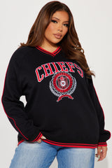 Throwback Chiefs Crew Neck Sweathirt - Black