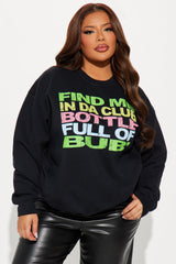 50 Cent In Da Club Crew Neck Sweatshirt - Black