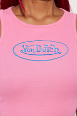 Von Dutch Timeless Tank Top - Pink