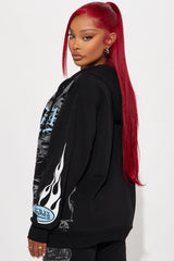 Von Dutch Car Show Zip Front Hoodie - Black/combo