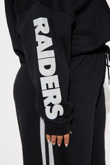 Raiders Second Half Come-Back Zip Sweatshirt - Black