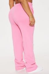 Von Dutch Timeless Wide Leg Pant - Pink
