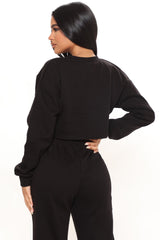 Doing Things Jogger Set - Black