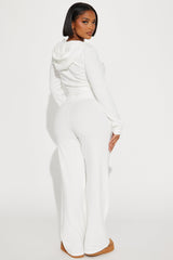 Thinking Of You Thermal Pant Set - Cream