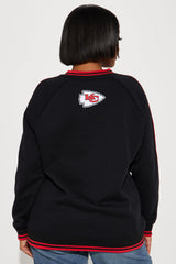 Throwback Chiefs Crew Neck Sweathirt - Black