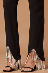 Sadie Pearl Pant - Black