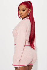 Playboy Princess Rhinestone Cozy Top - Pink