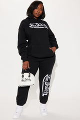 Von Dutch Patch Hoodie - Black