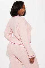 Playboy Rhinestone Cozy Top - Pink