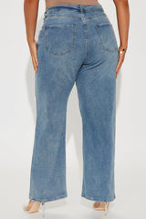 Nova 90s Straight Leg Jeans - Vintage Blue Wash