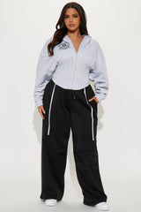 Always A Raider Corset Hoodie - Heather Grey