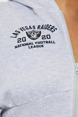 Always A Raider Corset Hoodie - Heather Grey
