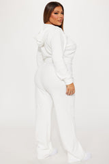 Thinking Of You Thermal Pant Set - Cream