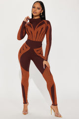 Ava Sweater Legging Set - Cognac