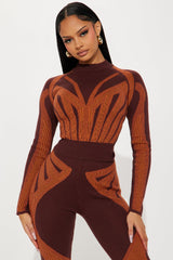Ava Sweater Legging Set - Cognac
