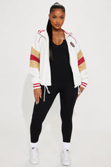 49ers Vintage Windbreaker - White